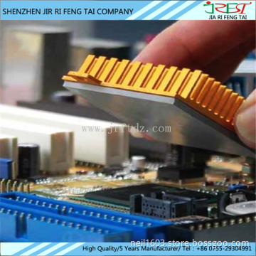 1.5W/mk thermal conductivity electrical insulating silicone gel pad for hosehold/led